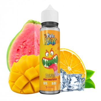 Grossiste e-liquide Salopiot Orange Mangue Goyave 50ml 0mg Liquideo | Univape